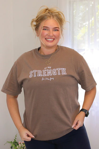 By His Strength Tee