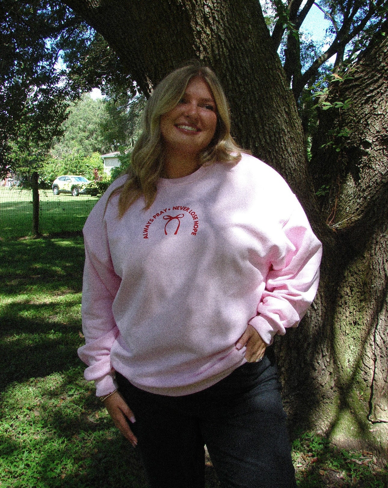 Always Pray Crewneck